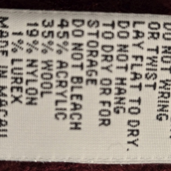 Koret Wool Blend Floral Vest Red - Picture 4 of 8